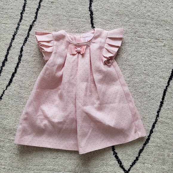 Ted Baker Baby Girls Pink Dress - size 6-9 months - Picture 1 of 2